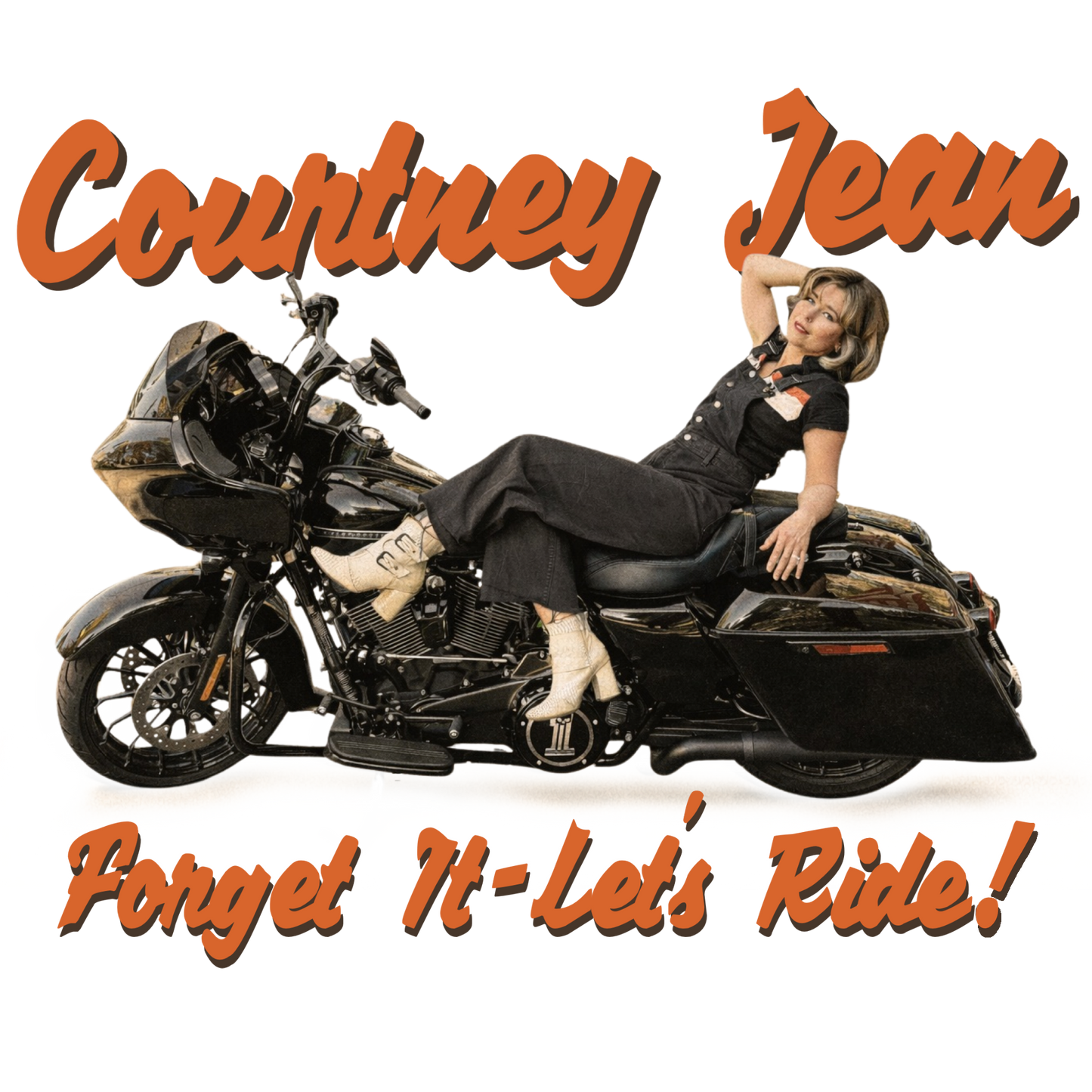 Courtney Jean - Forget It - Let's Ride Album Tee