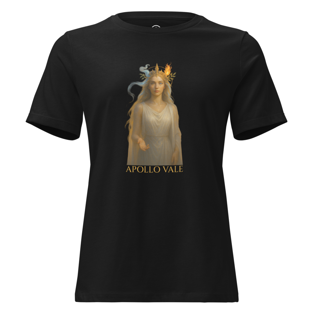 Apollo Vale Collection - Women's Relaxed T-Shirt in Black